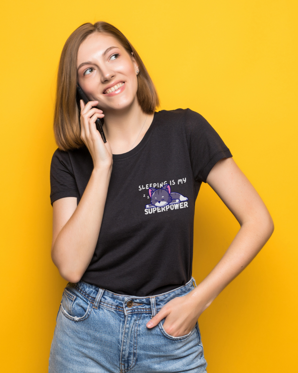 Sleep Power Graphic Tshirt