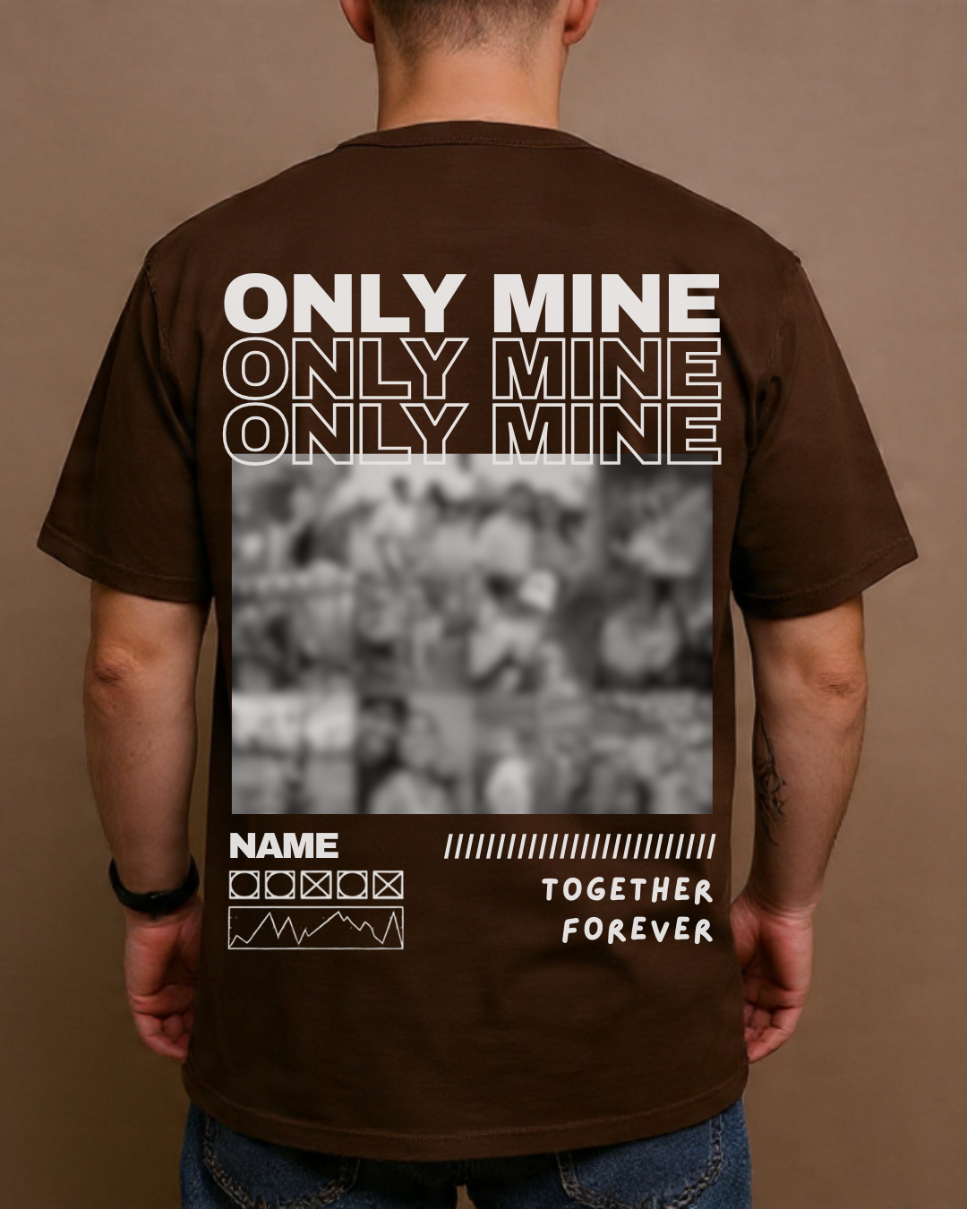 Couple Custom Oversize Tshirt