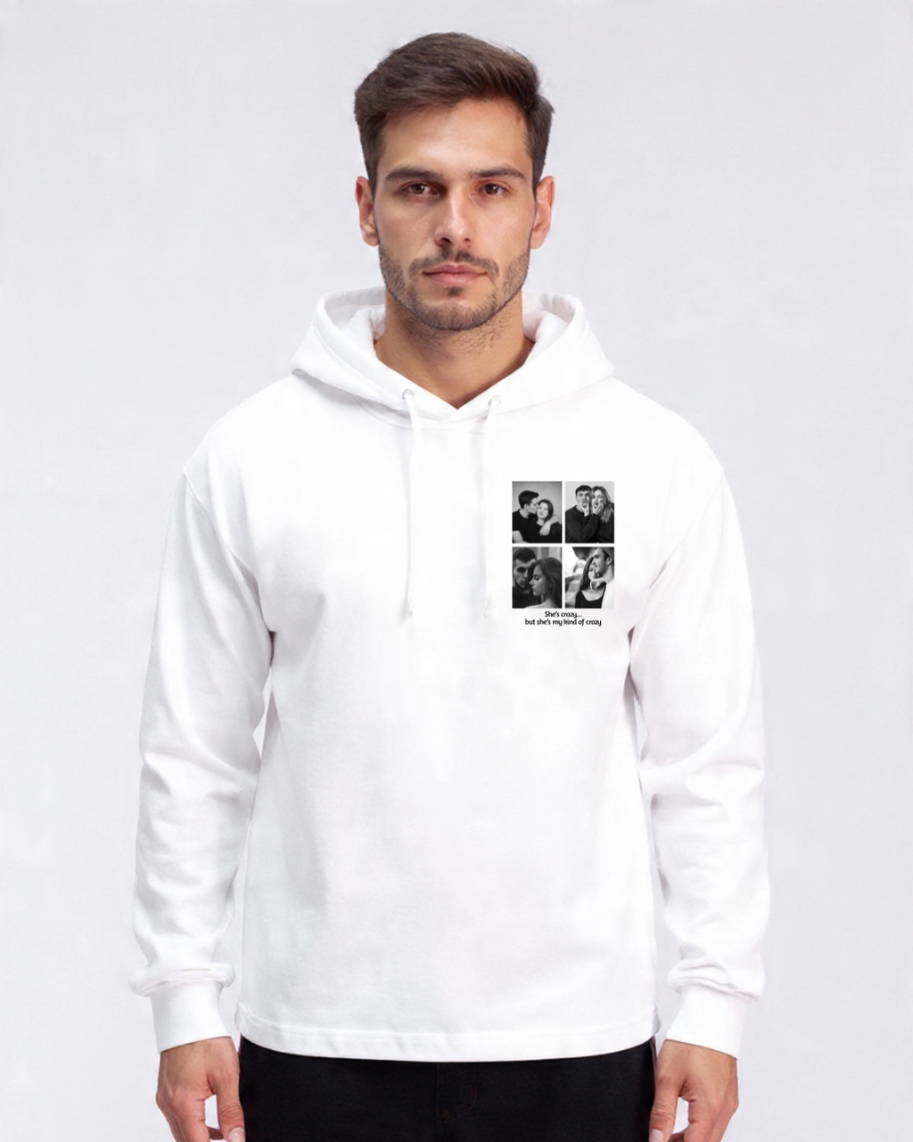Custom Mini Photo Grid Oversized T-Shirt