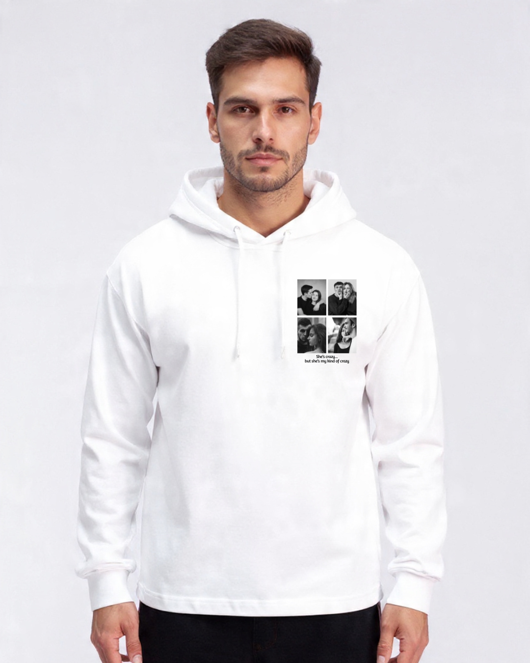 Custom Mini Photo Grid Oversized T-Shirt