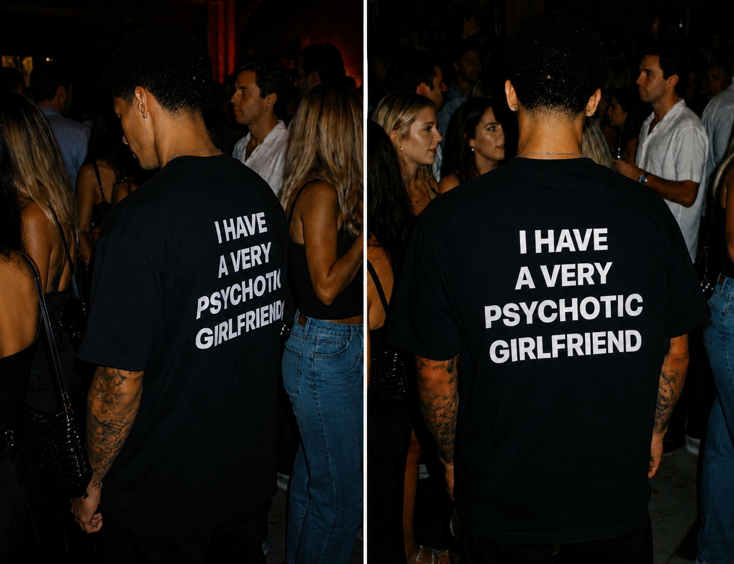 PsycHOTic Girlfriend Oversized T-Shirt