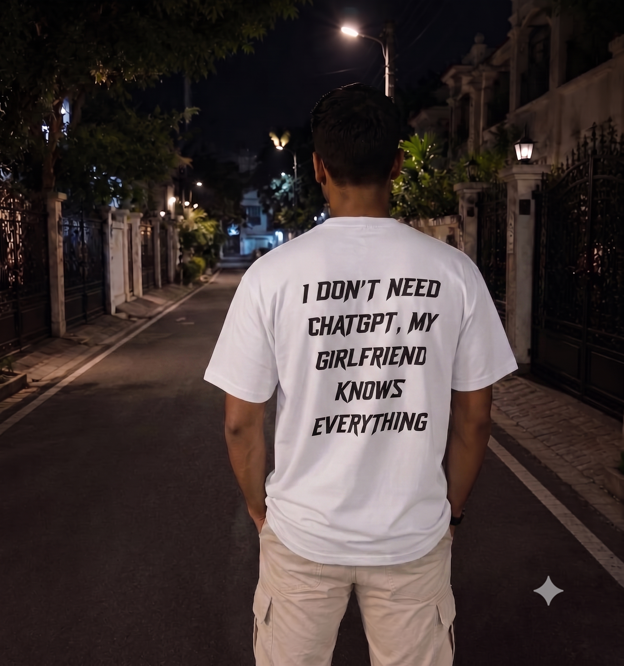 My Girlfriend Knows Everything Oversized T-Shirt